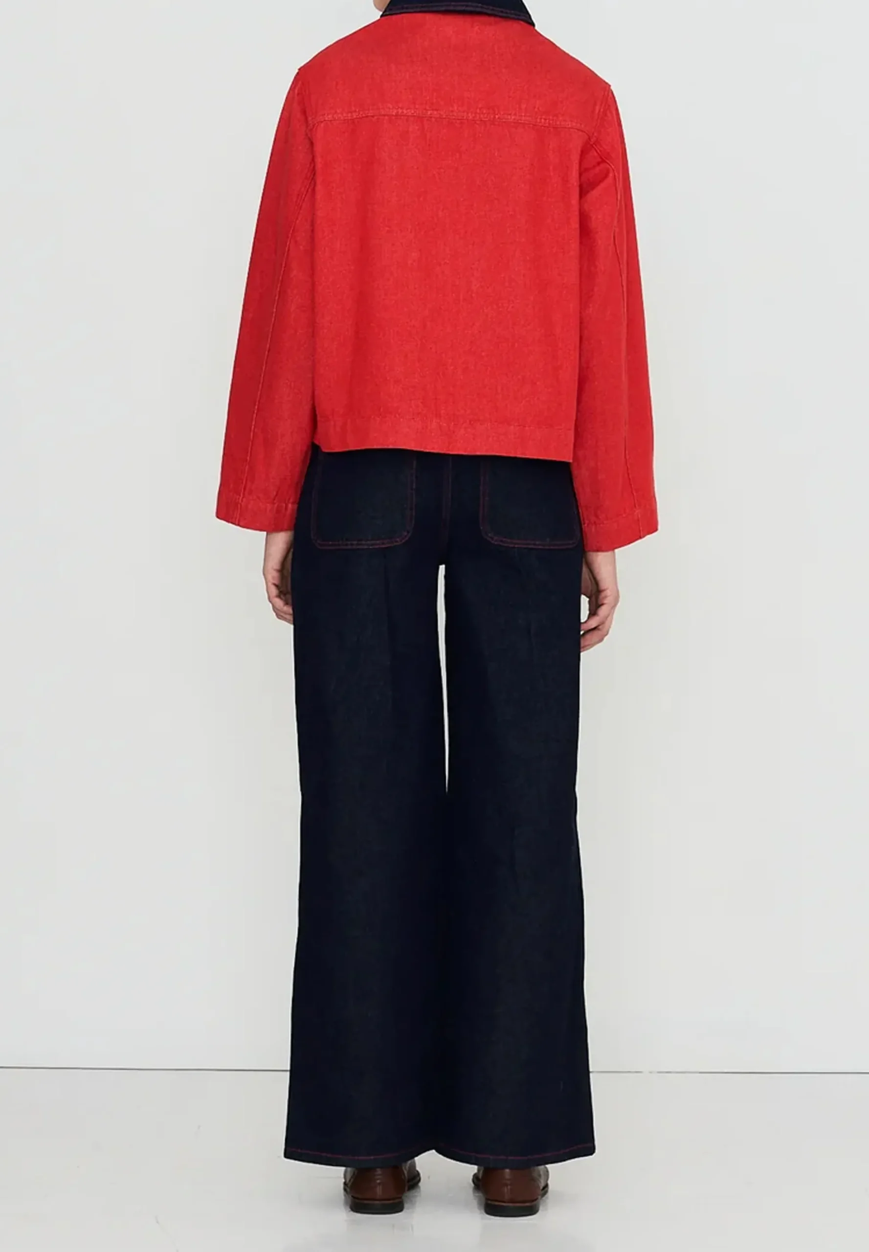 THE TINY BIG SISTER | CHAQUETA DENIM BICOLOR