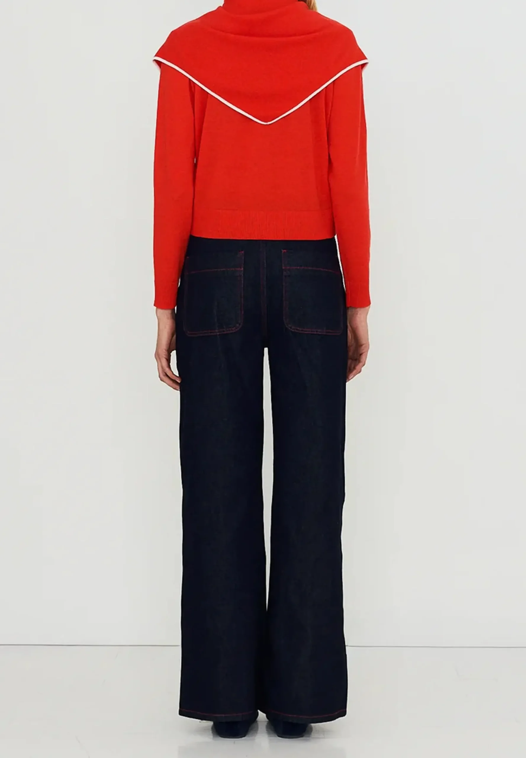 THE TINY BIG SISTER | PANTALÓN DENIM BICOLOR
