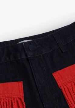 THE TINY BIG SISTER | PANTALÓN DENIM BICOLOR
