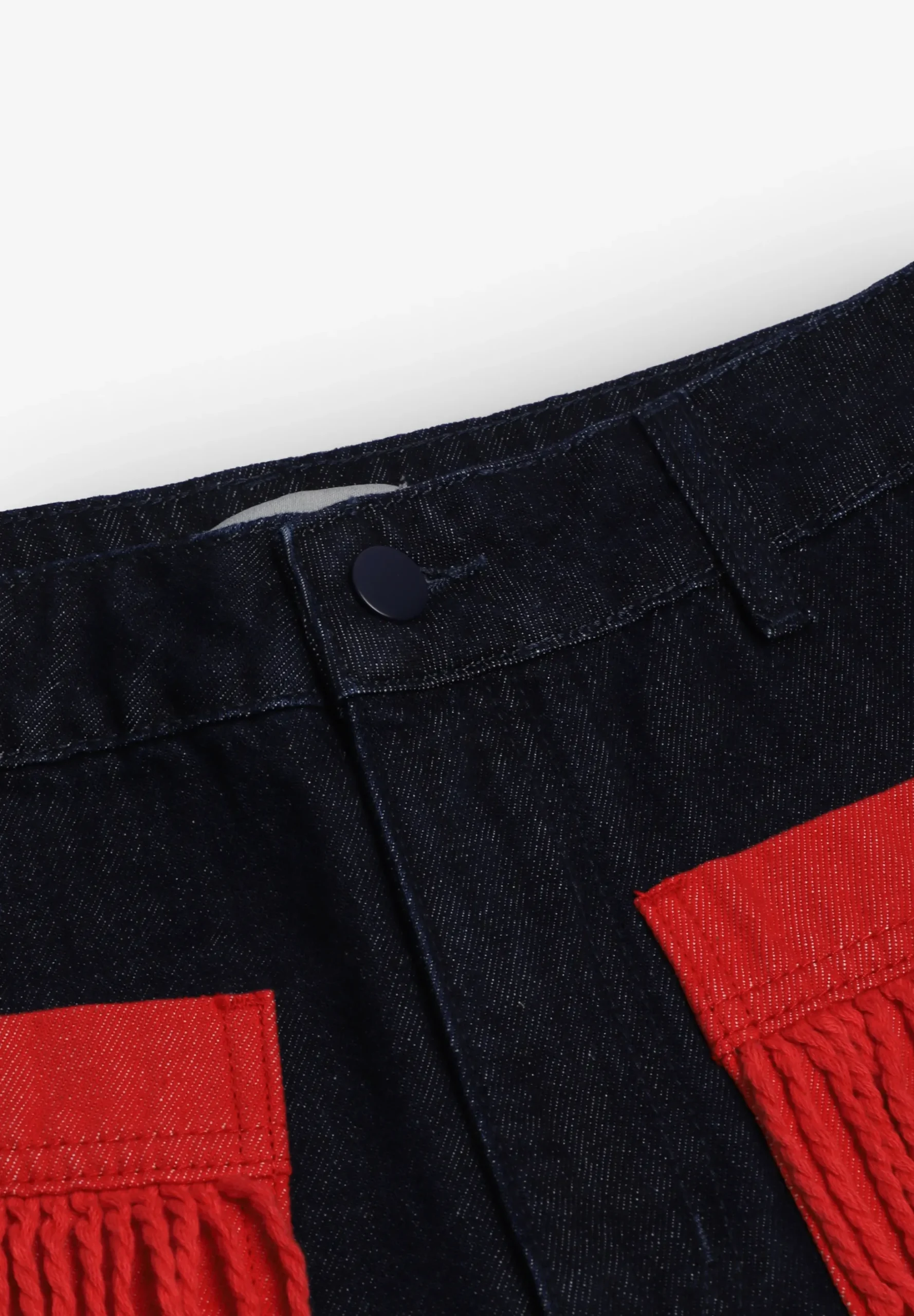 THE TINY BIG SISTER | PANTALÓN DENIM BICOLOR