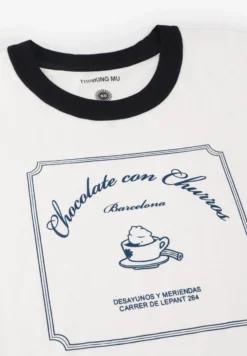 THINKING MU | CAMISETA CHURROS MUJER