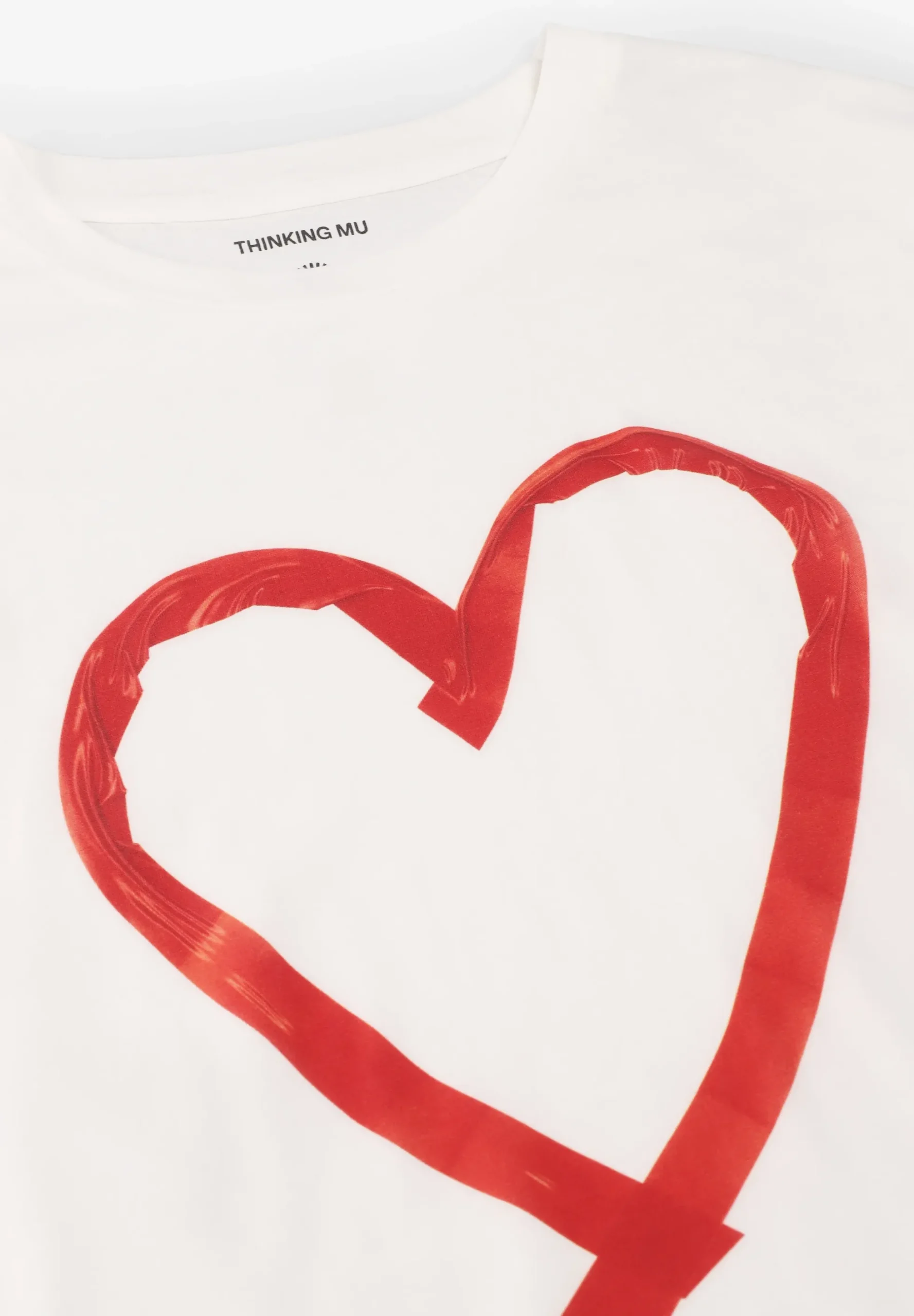 THINKING MU | CAMISETA TAPE HEART MUJER