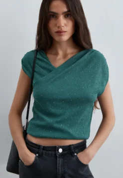 TOP ASIMÉTRICO STRASS