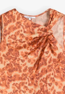 TOP DRAPEADO ANIMAL PRINT