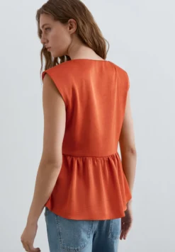 TOP SATINADO PEPLUM