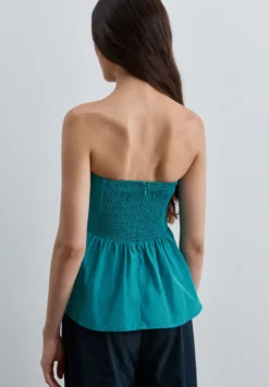 TOP TAFETA DRAPEADO
