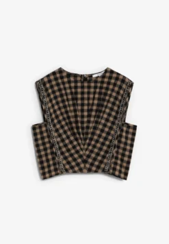 TOP VICHY LENTEJUELAS