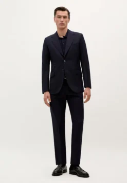 TRAJE CLÁSICO LANA AZUL MARINO