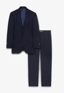 TRAJE CLÁSICO LANA AZUL MARINO