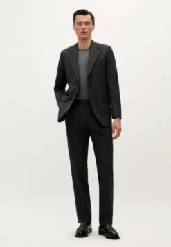 TRAJE CLÁSICO LANA GRIS
