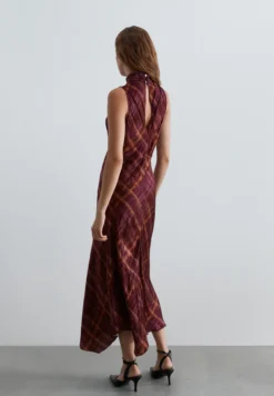 VESTIDO CUELLO HALTER ESTAMPADO
