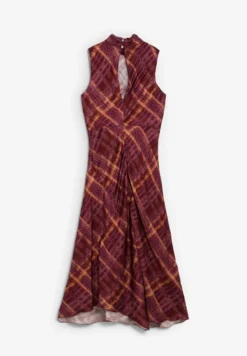 VESTIDO CUELLO HALTER ESTAMPADO