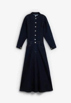 VESTIDO DENIM MANGAS VOLUMEN
