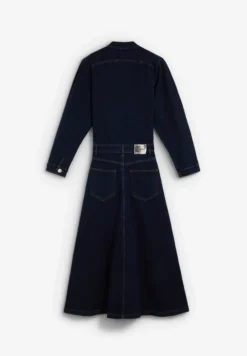 VESTIDO DENIM MANGAS VOLUMEN