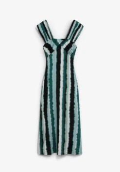 VESTIDO DRAPEADO ESTAMPADO TIE-DYE