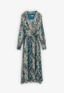 VESTIDO ESTAMPADO CINTURA DRAPEADA