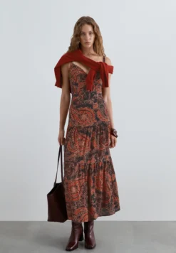 VESTIDO ESTAMPADO ESTRUCTURA
