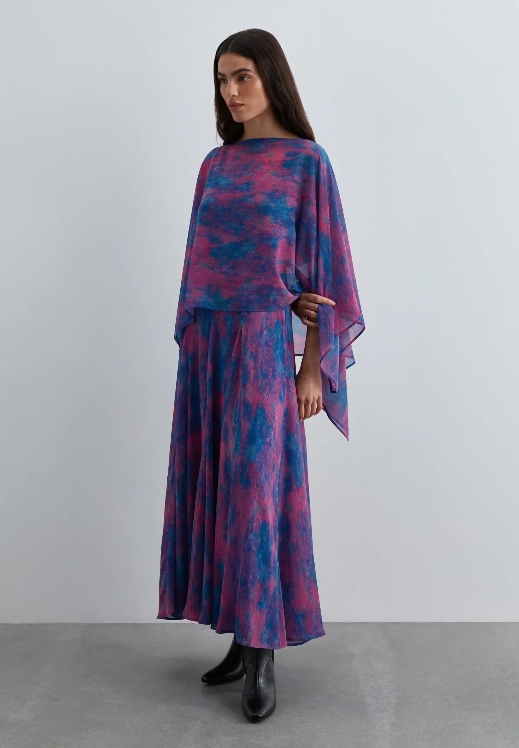 VESTIDO FLUIDO ESTAMPADO