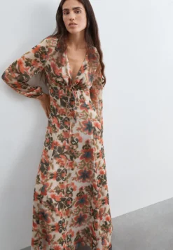 VESTIDO LARGO FLORAL