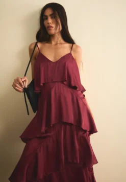 VESTIDO LENCERO VOLANTES