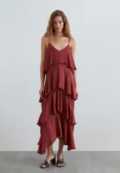 VESTIDO LENCERO VOLANTES