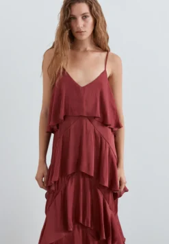 VESTIDO LENCERO VOLANTES