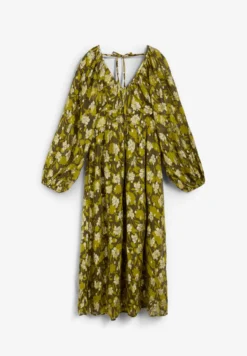 VESTIDO LÚREX ESTAMPADO FLORAL