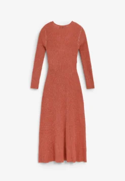 VESTIDO MIDI PUNTO LÚREX