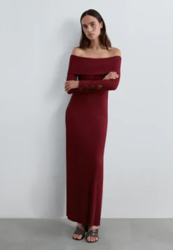 VESTIDO PUNTO ESCOTE BARDOT