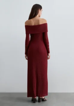 VESTIDO PUNTO ESCOTE BARDOT