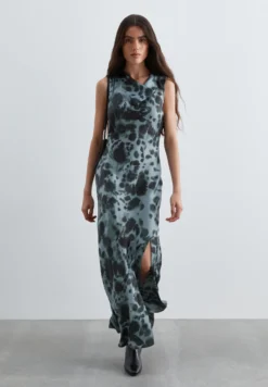 VESTIDO SATINADO ESTAMPADO