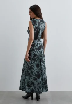 VESTIDO SATINADO ESTAMPADO