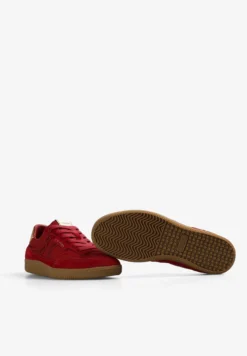 ZAPATILLA ANTE CON TALÓN METALIZADO